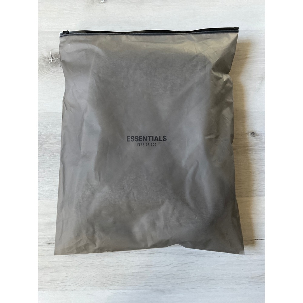 Fear of God Essentials Hoodie Dark Oatmeal Size Medium New With Tags - Picture 4 of 6